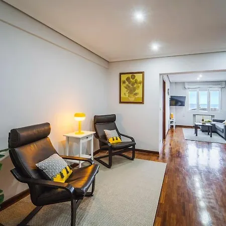 公寓 Ventana De Poniente, Dos Frente A La Playa Con Parking Privado *